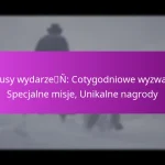 Bonusy wydarzeń: Cotygodniowe wyzwania, Specjalne misje, Unikalne nagrody