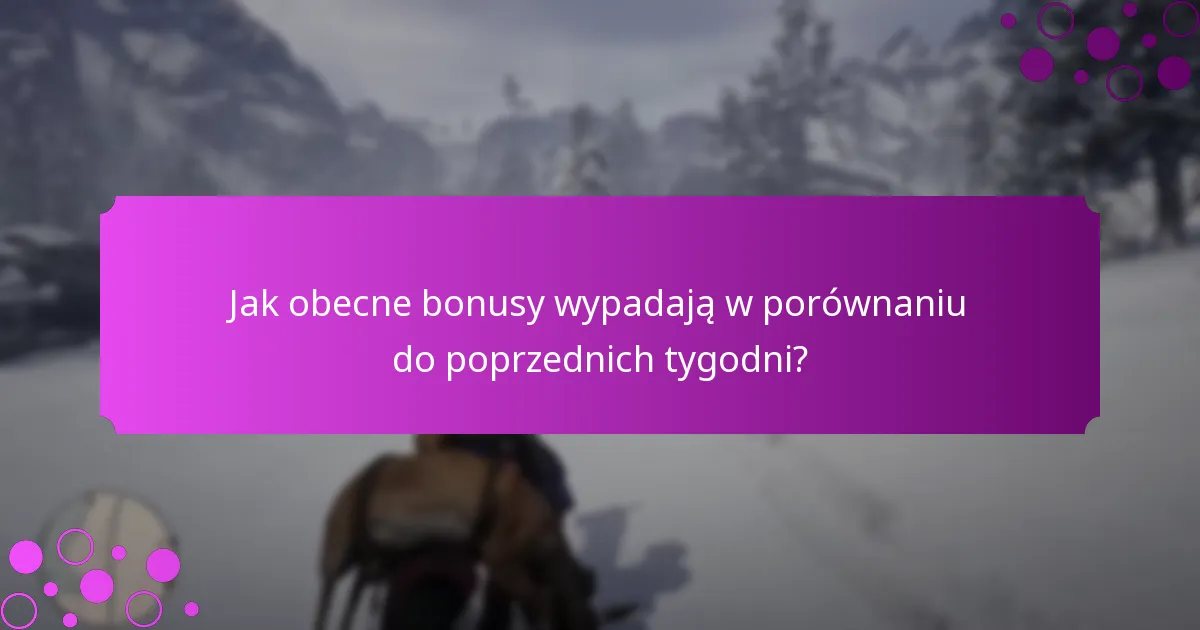 Kiedy zaczynają się i kończą tygodniowe bonusy z wydarzeń?