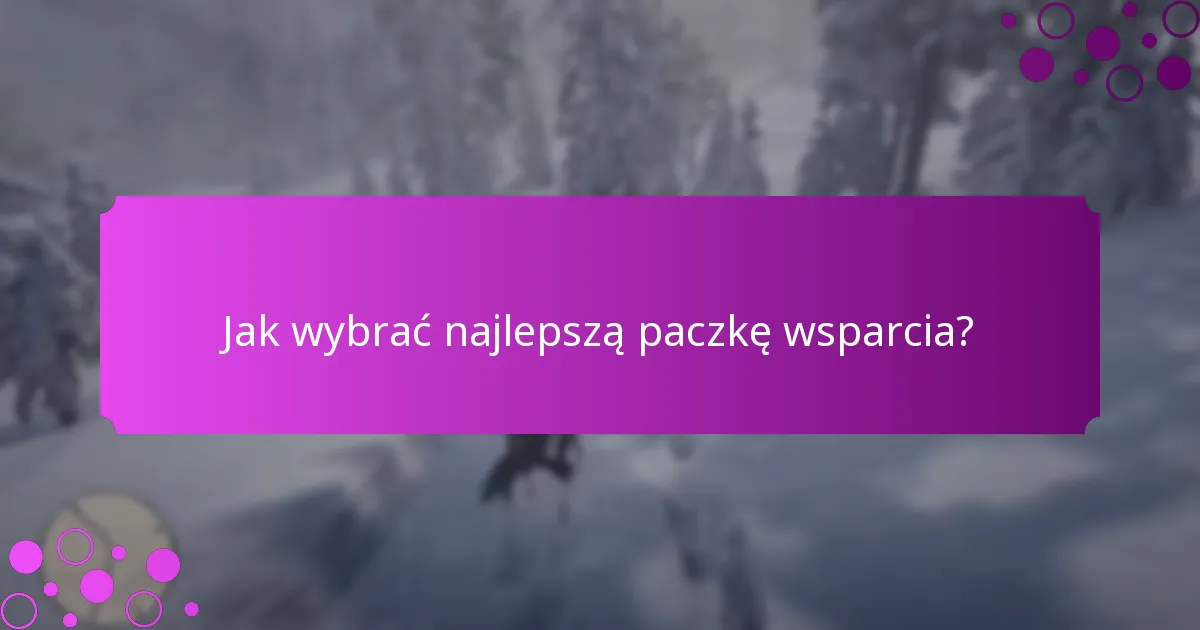 Jakie są nagrody dostępne przez ograniczony czas związane z paczkami wsparcia?